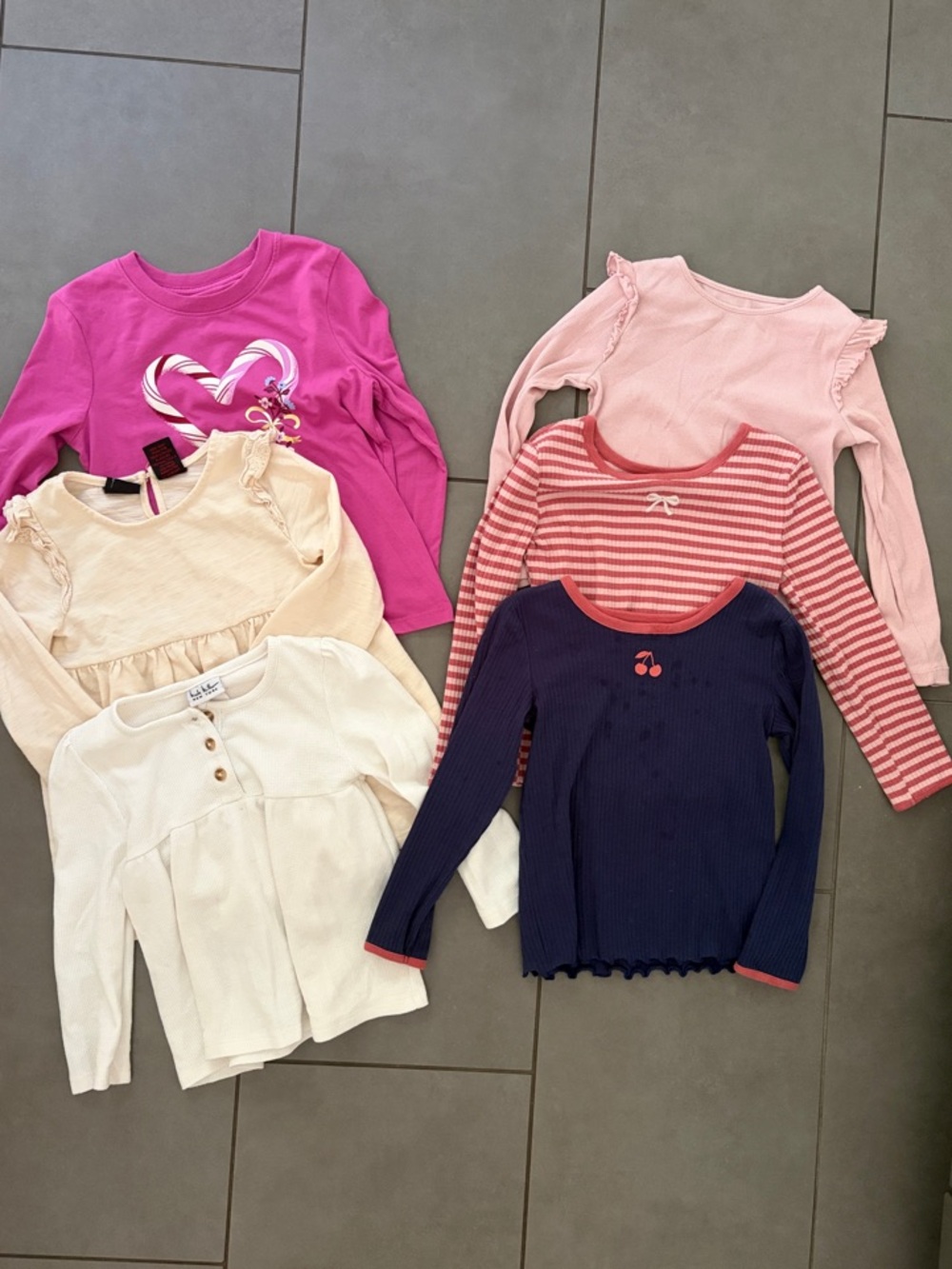 Six Long Sleeve Shirt Bundle